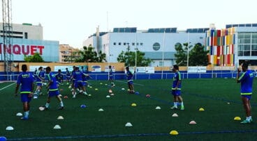 entrenamiento pretemporada del cd denia