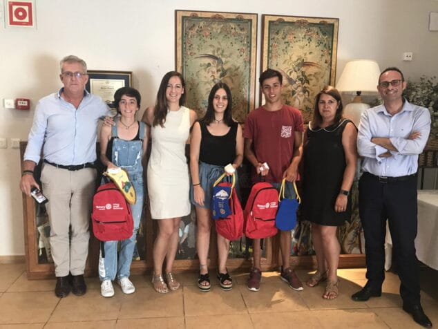 estudiantes de intercambio del rotary club denia