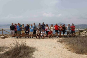 excusion a la zona arrasada por el fuego