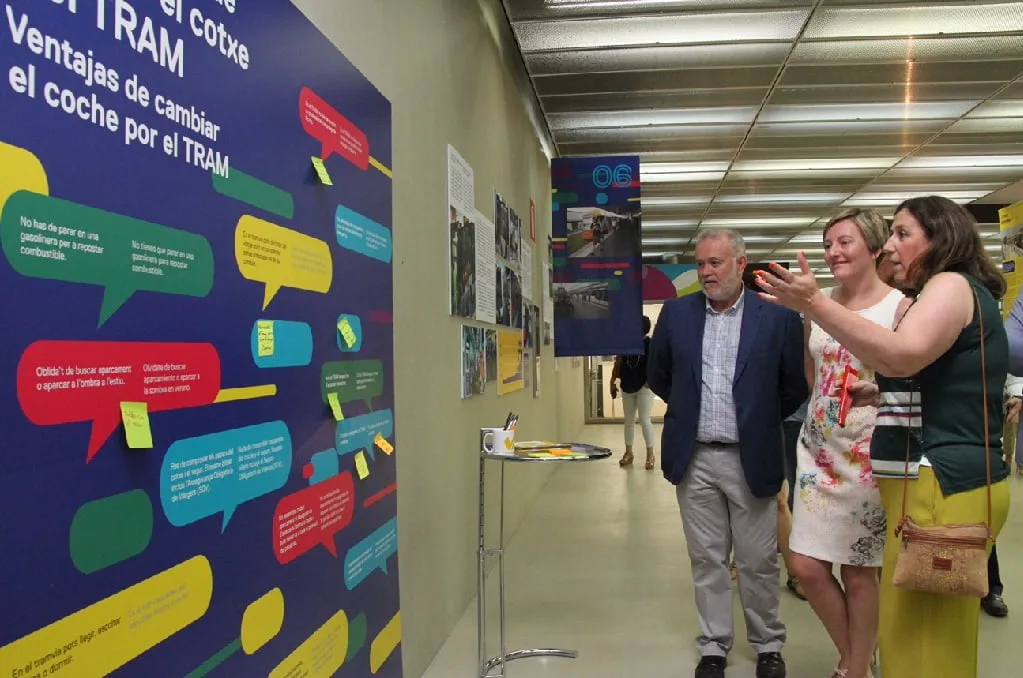Una exposición conmemora los 30 años de gestión de FGV de la línea Alicante-Dénia 1 exposicion de 30 anos del tram entre alicante y denia