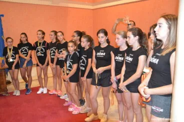 Gimnastas del CG Dénia
