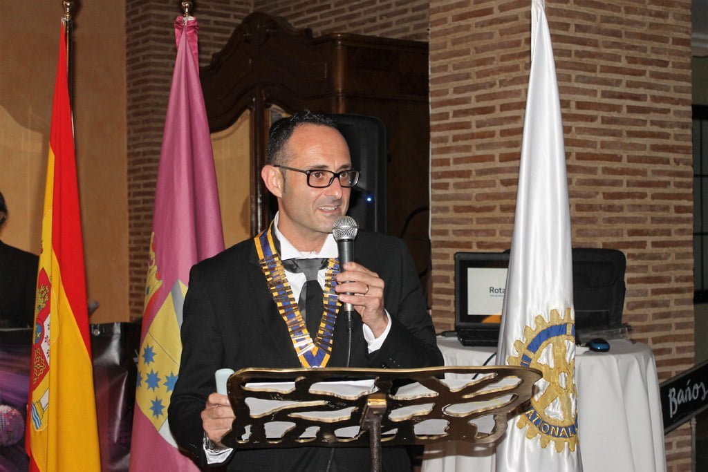Javier Seguí  presidente 17-18 del Club Rotario de Dénia