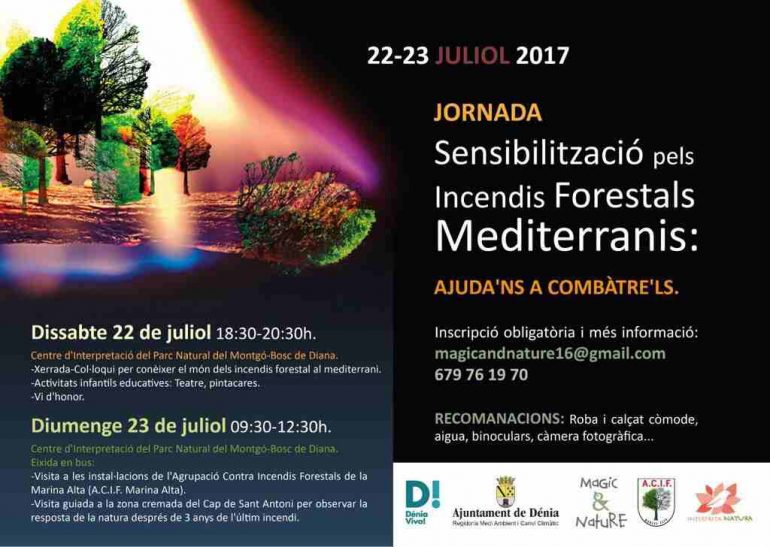 Jornada de sensibilización hacia los incencios forestales mediterráneos