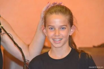 Joven gimnasta del club dianense