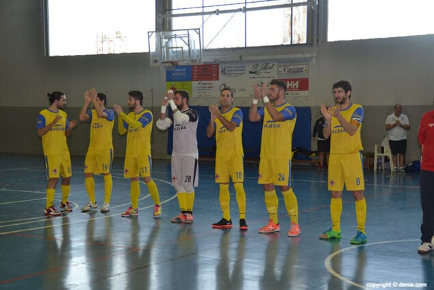 jugadores del denia futsal