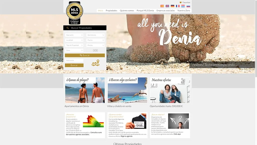 Más de 25 inmobiliarias en MLS Denia