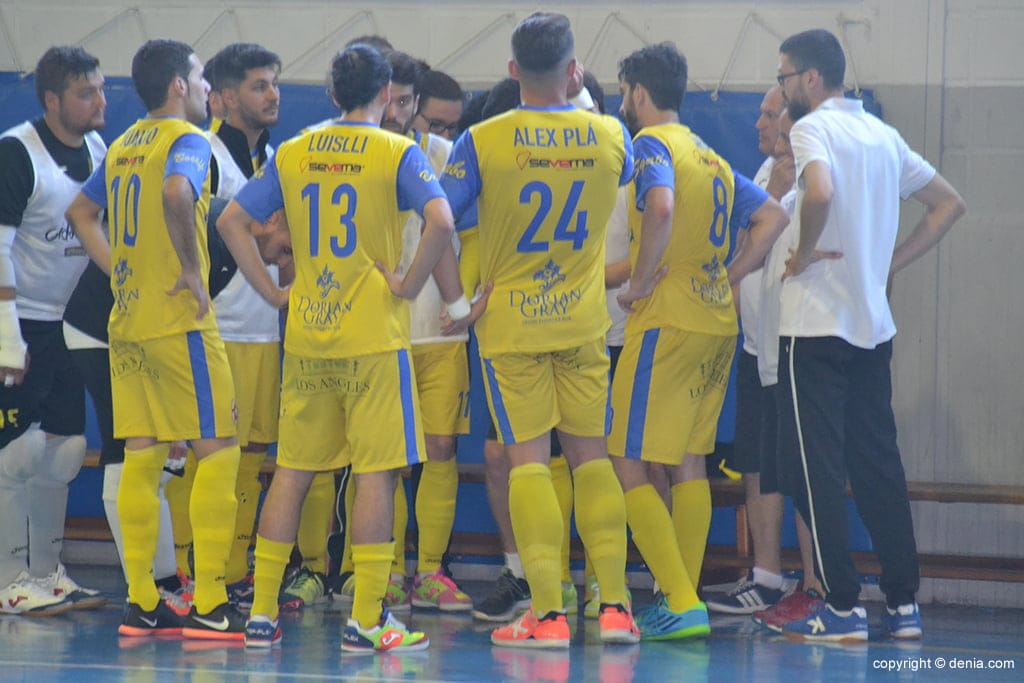 pina jugadores del denia futsal