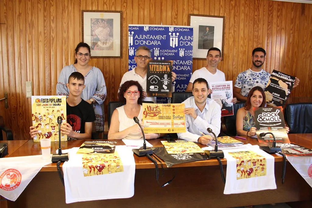 Las fiestas de Sant Jaume 2017 llegan a Ondara del 21 al 29 de julio 1 presentacion fiestas de sant jaume 2017