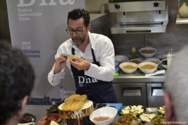 Quique Dacoste durante la presentación en València del festival
