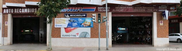 taller auto recambios denia