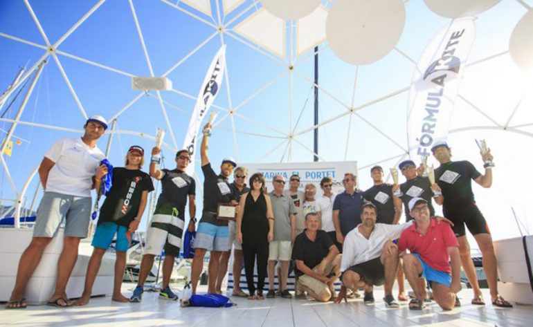 Triunfadores de la Copa de España Fórmula Kite Surf