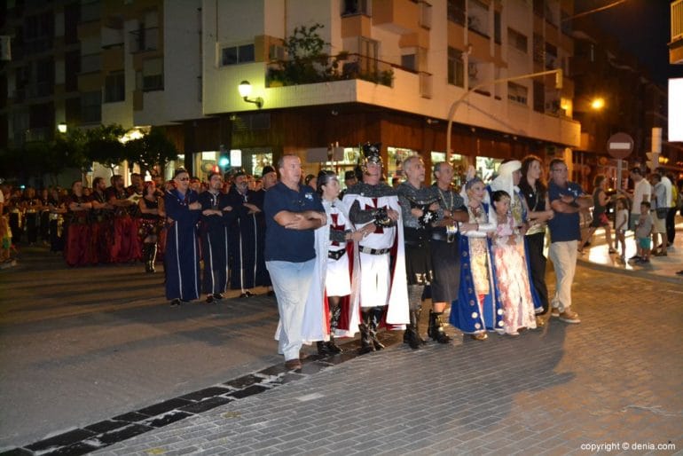 Recepción de la capitanía mora 2017 - Escuadras por la calle Diana