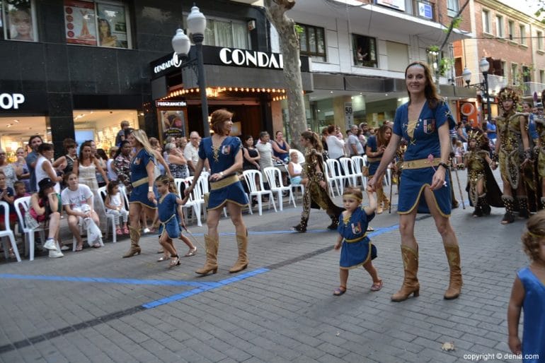 Desfile infantil Dénia 2017 - Filà Almogàvers