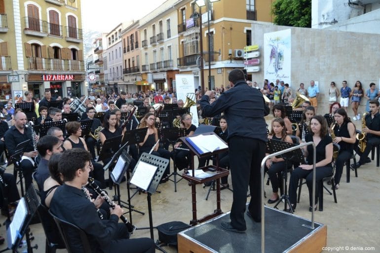 Concierto de música festera Moros y Cristianos Dénia 2017 - Músicos