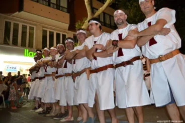 Entraeta de la recepción de la capitanía cristiana 2017 – Filà Templaris