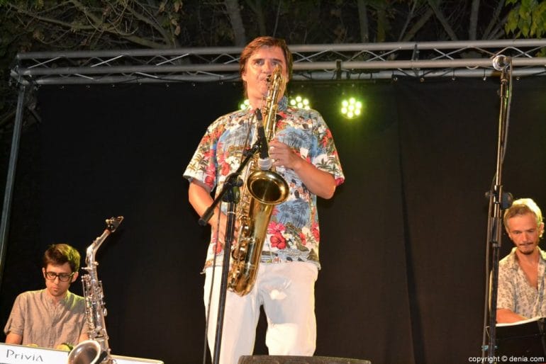 Festival de Jazz Dénia 2017 - Grupo Racalmuto - saxo