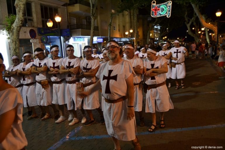 Entraeta de la recepción de la capitanía cristiana 2017 - Filà Templaris