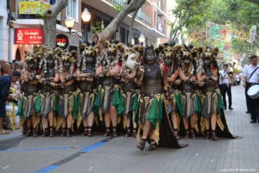 Capitanía mora 2017 Filà Amazigh – Escuadra negras