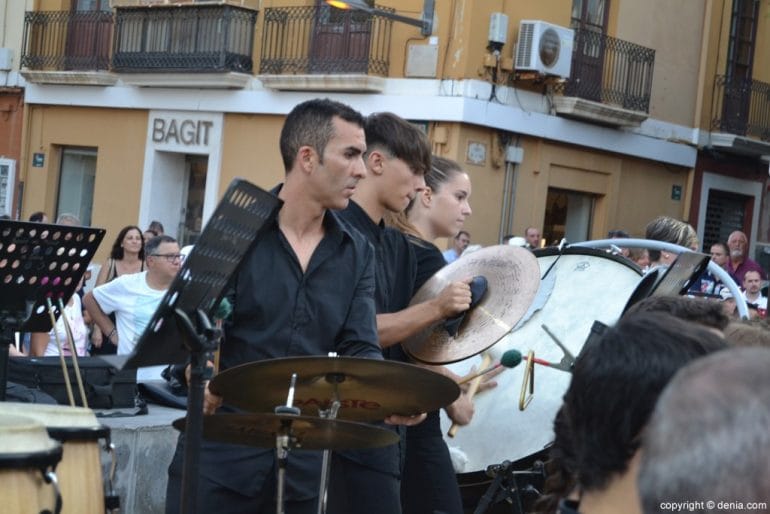 Concierto de música festera Moros y Cristianos Dénia 2017 - Músicos