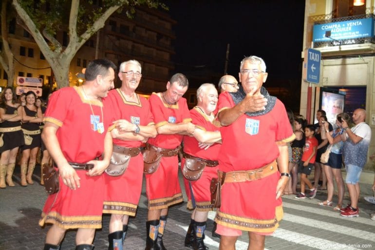 Entraeta de la recepción de la capitanía cristiana 2017 - Filà Mozárabes