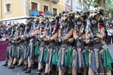 Capitanía mora 2017 Filà Amazigh – Escuadra negras