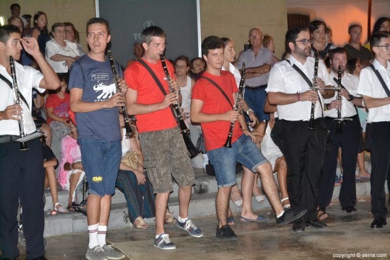 Concierto de Bandas Moros y Cristianos Dénia 2017 - Músicos