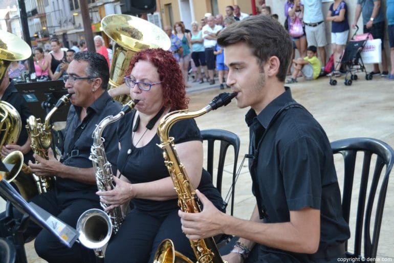 Concierto de música festera Moros y Cristianos Dénia 2017 - Músicos