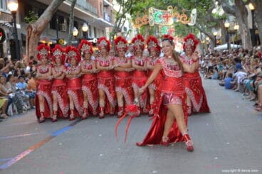 Capitanía mora 2017 Filà Amazigh – Escuadra de las guardianas de las costumbres Amazigh