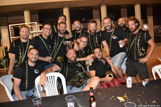 22 cena de acampada moros y cristianos 2017 fila abencerrajes