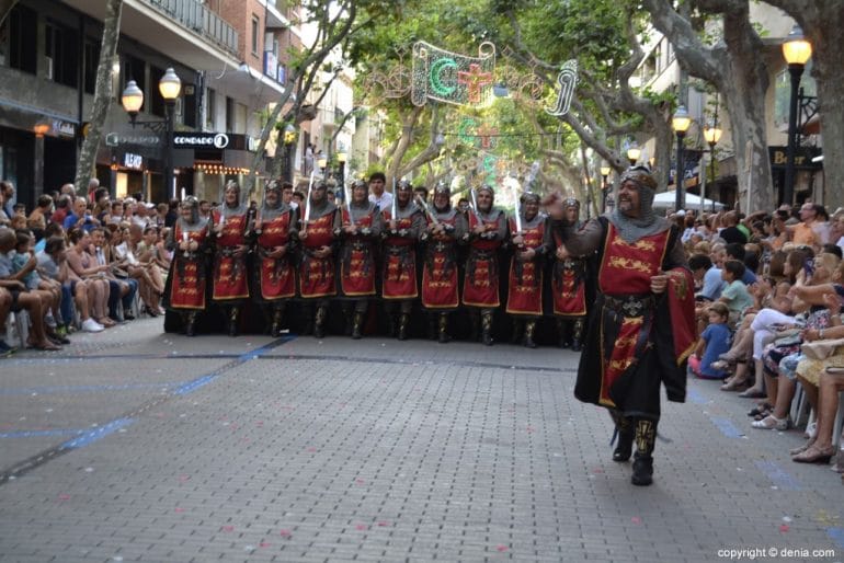 Desfile de gala Moros y Cristianos Dénia 2017 - Filà Cavallers del Me'n Fot