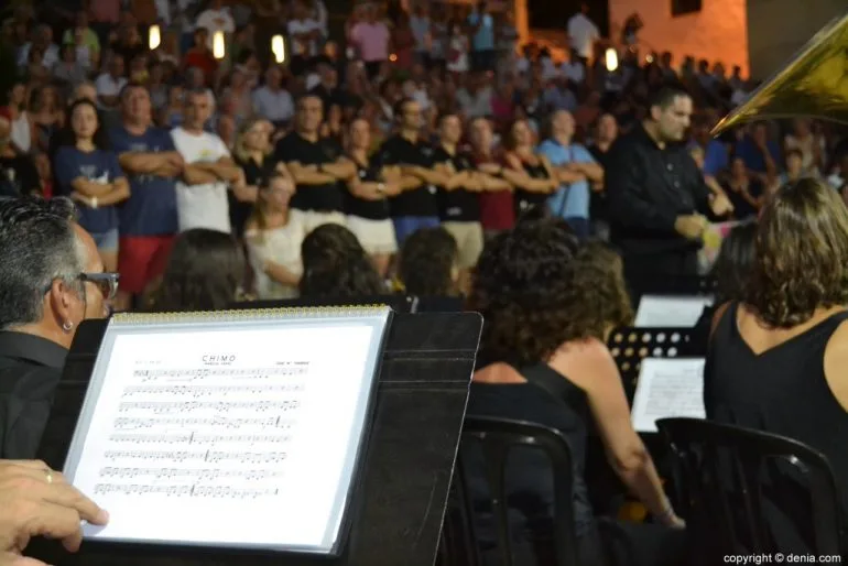 Concierto de música festera Moros y Cristianos Dénia 2017 - partitura de Chimo