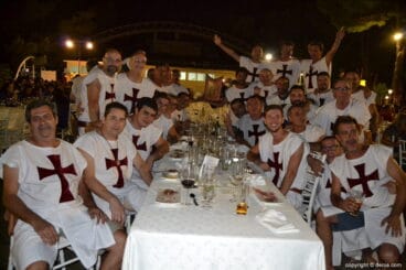 30 cena de gala moros y cristianos denia 2017 fila templaris
