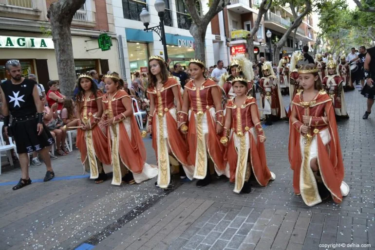Desfile infantil Dénia 2017 - Filà Hospitalaris