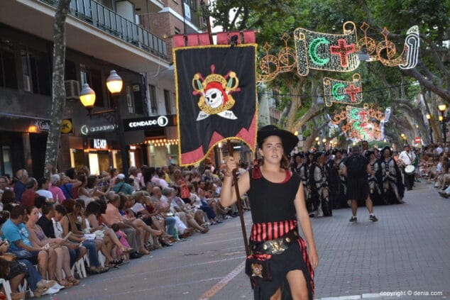 36 desfile de gala moros y cristianos denia 2017 fila piratas berberiscas