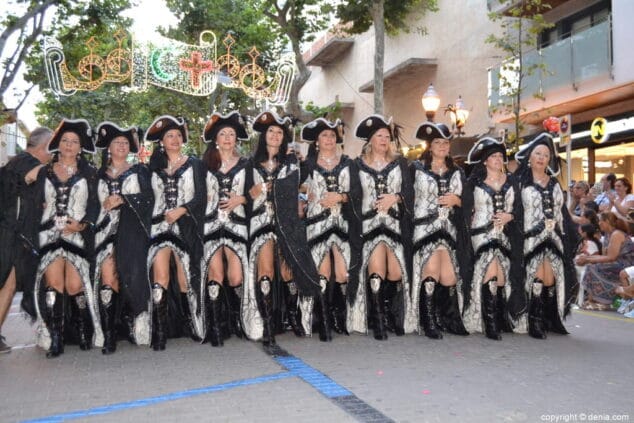 378 desfile de gala moros y cristianos denia 2017 fila piratas berberiscas