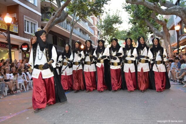 39 desfile de gala moros y cristianos denia 2017 fila abencerrajes
