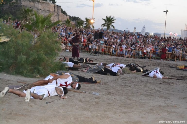 Desembarco Moros y Cristianos Dénia 2017 - Batalla