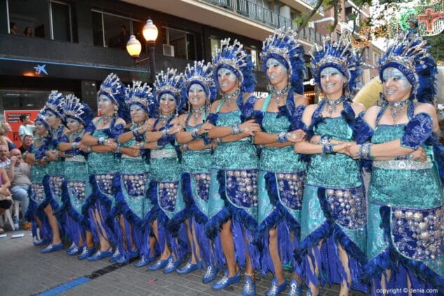 40 capitania mora 2017 fila amazigh escuadra escolta de la capitana