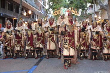 Desfile de gala Moros y Cristianos Dénia 2017 – Filà Abencerrajes