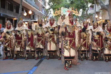Desfile de gala Moros y Cristianos Dénia 2017 – Filà Abencerrajes
