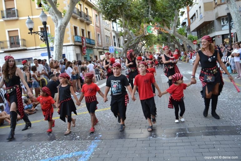 Desfile infantil Dénia 2017 - Filà Piratas Berberiscas