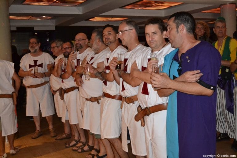 Cena de Gala Moros y Cristianos Dénia 2017 - Escuadra Templaris