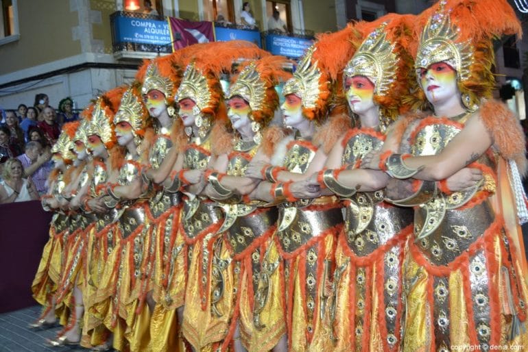 Desfile de gala Moros y Cristianos Dénia 2017 - Filà Alkamar