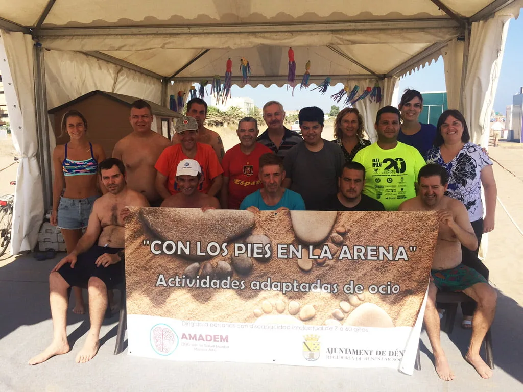 Actividades de playa con AMADEM