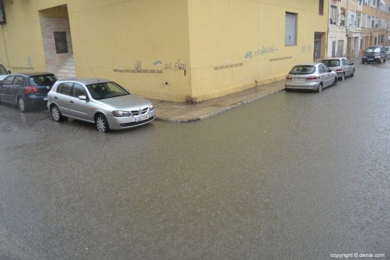 Agua en la zona de San Andrés