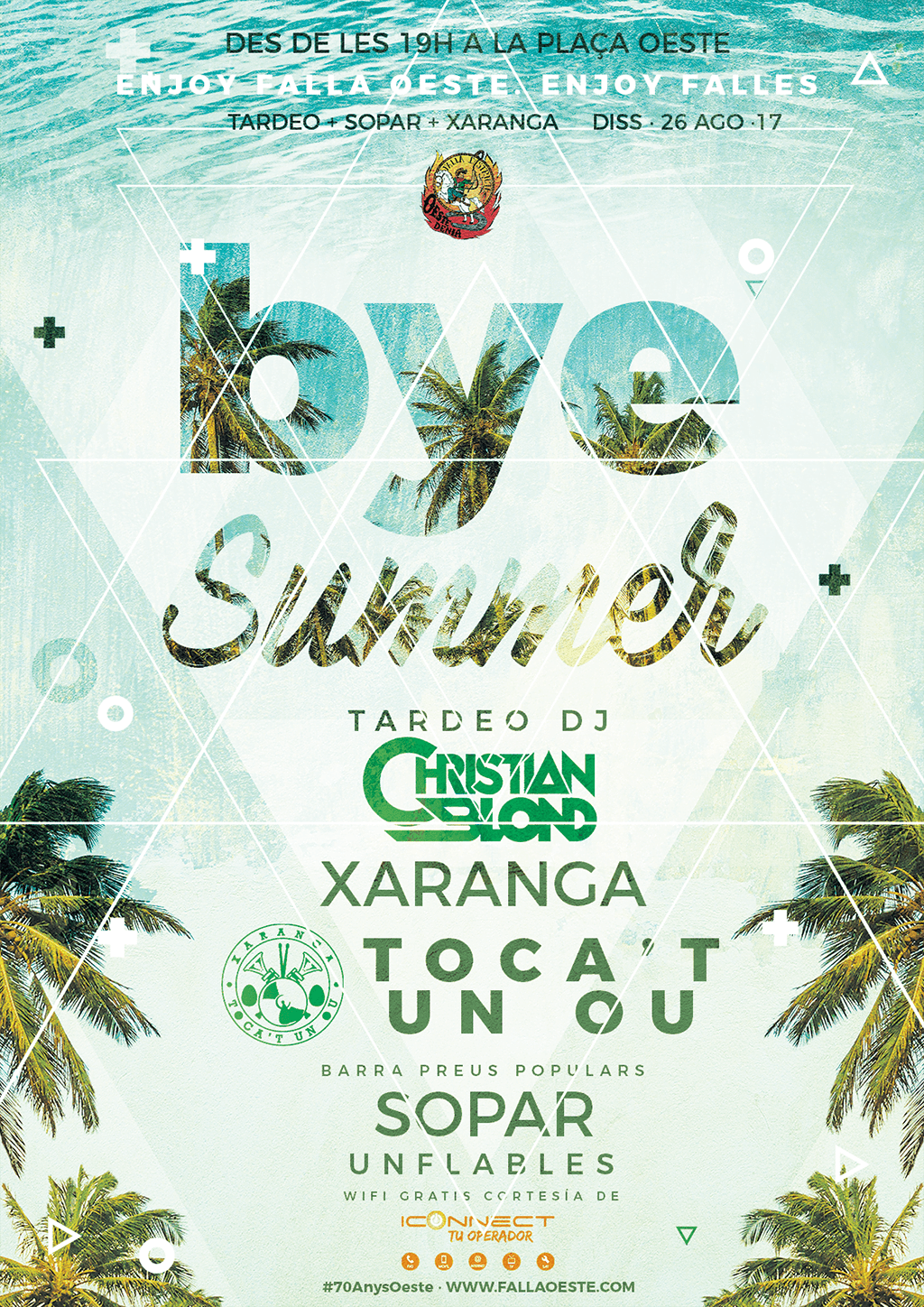 La Falla Oeste despide el verano con la fiesta 'Bye, Bye, Summer' 1 byesummer falla oeste