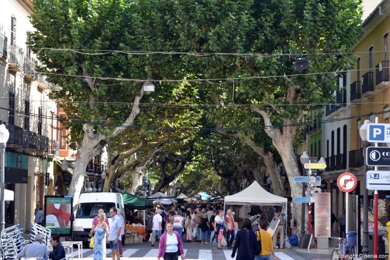 Calle Marqués de Campo durante el puente de octubre