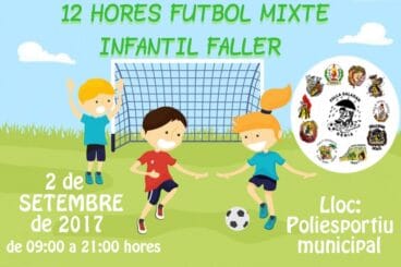 Cartel 12 horas Fútbol Fallero Mixto