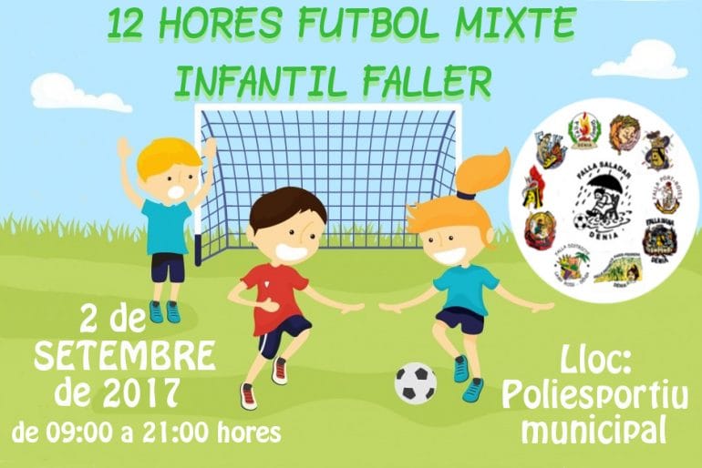 Cartel 12 horas Fútbol Fallero Mixto