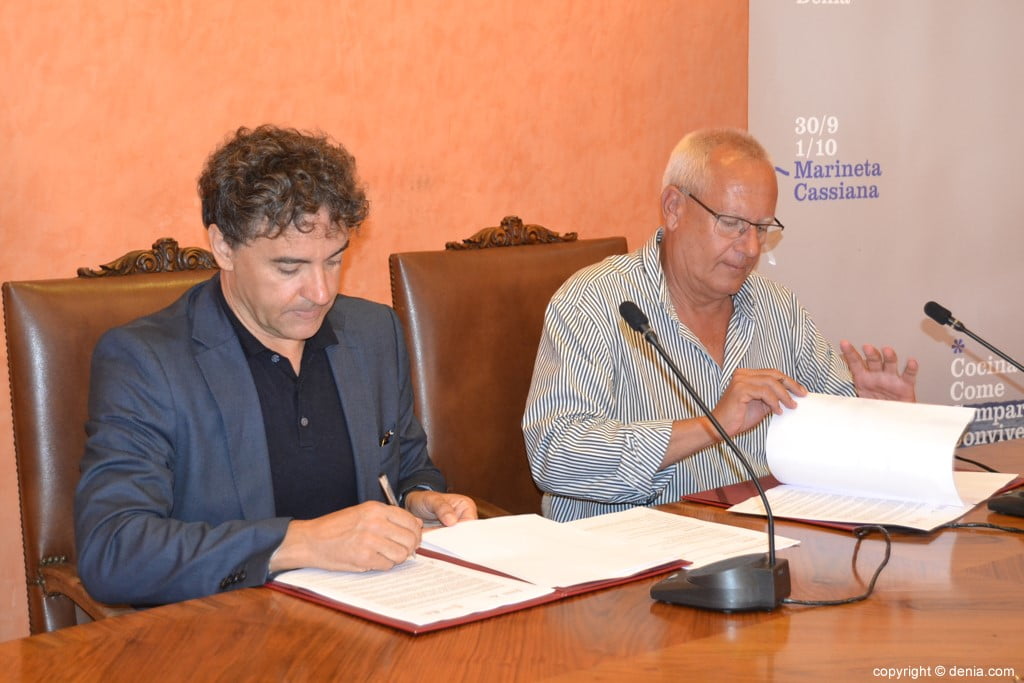 Colomer y Grimalt firman el acuerdo para la celebración del DNA Festival Gastronómico